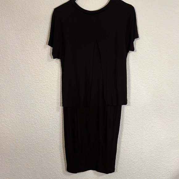 ASOS black midi dress, size 2. - Picture 4 of 5
